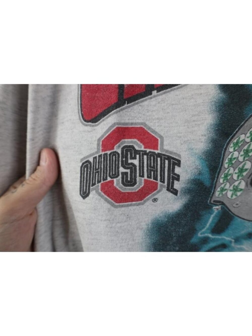 Mens 3XLT Thrashed 2002 National Champs Ohio State University Football T-Shirt - Picture 10 of 16